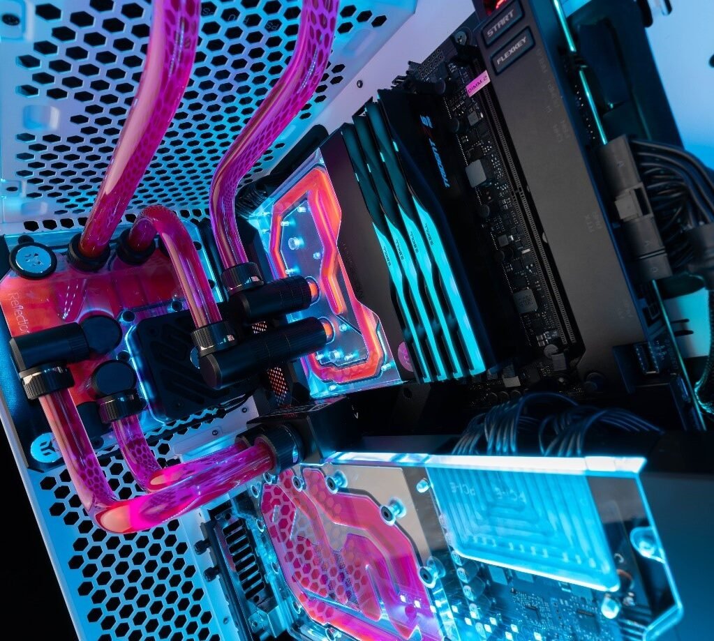 Inside water cooled Pc