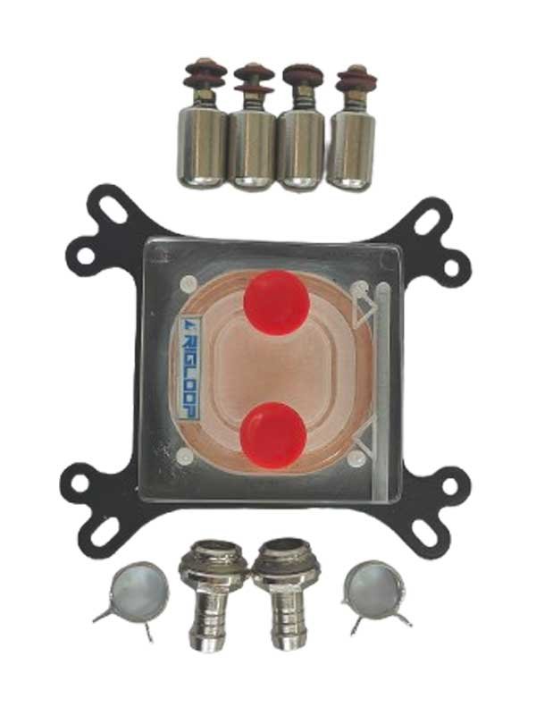 Cpu block with fittings