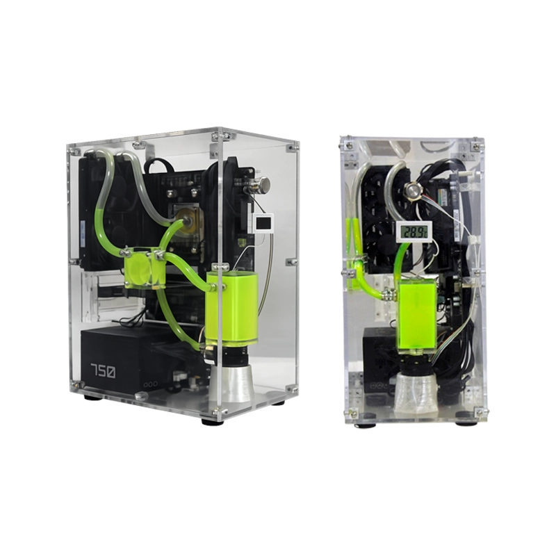 Xtreme-x glass water cooled pc case