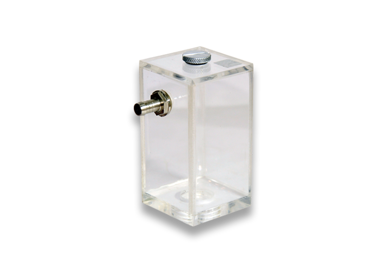 RIGLOOP-Transparent PC Liquid Cooling Reservoir with 1/2inch BSP Port for Pump