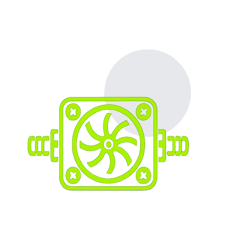 Water flow meter icon